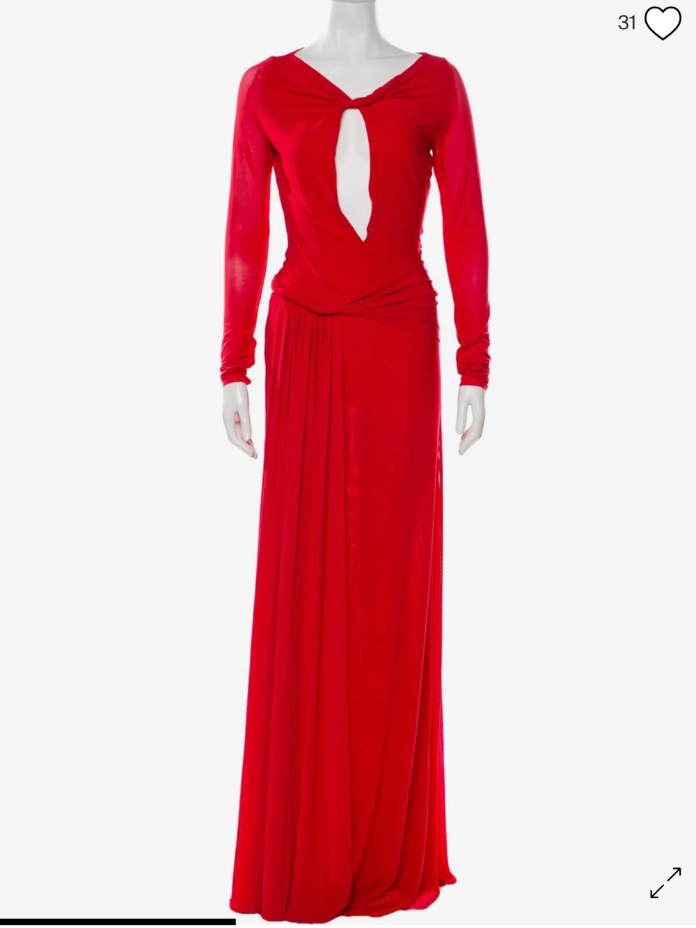 Misha V-neck Long Dress w/ tags